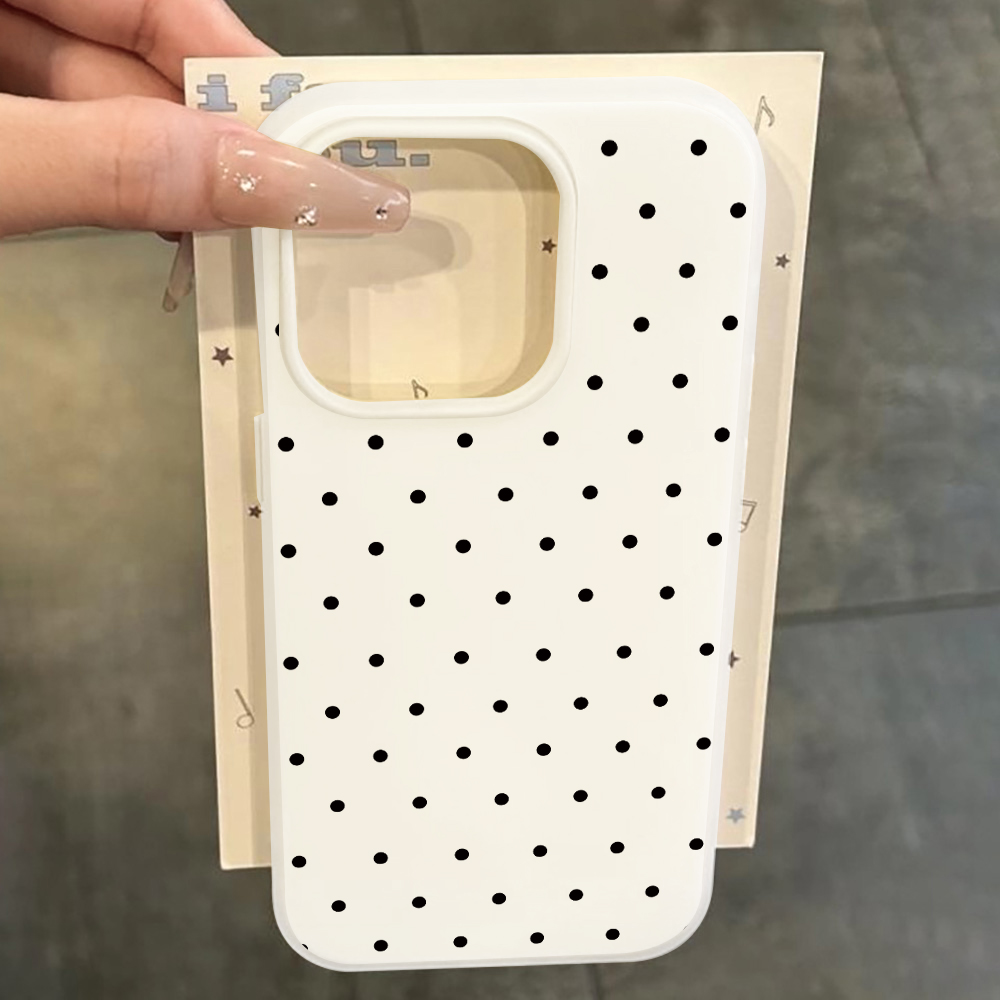 Phone Cases For Samsung - Minimalistische Polka Dot Stofdichte Hoes Voor