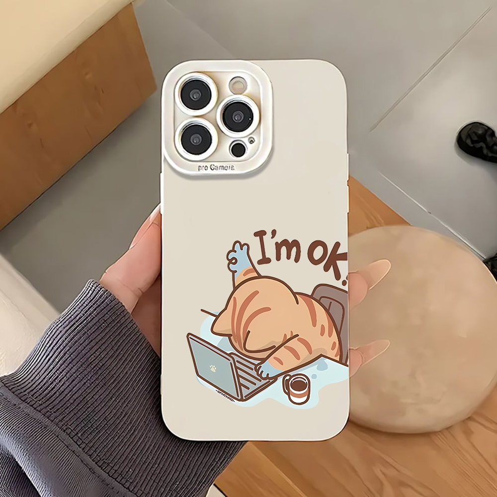 Phone Cases Cat - Luxe telefoonhoesje met kattenstaart voor Samsung