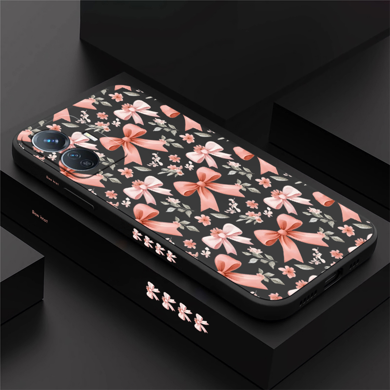 Phone Cases Vivo - Telefoonhoesje met bloemenprint voor Vivo V70