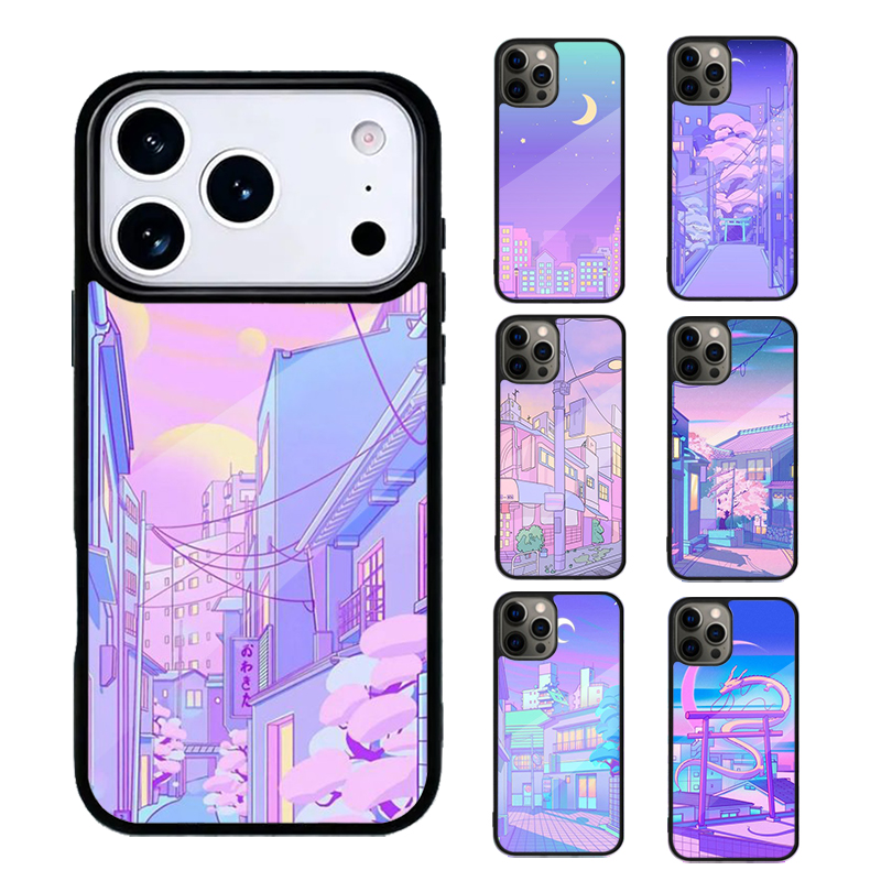 Phone Cases Kyoto - Pastel Japan Kyoto City Telefoonhoesje voor