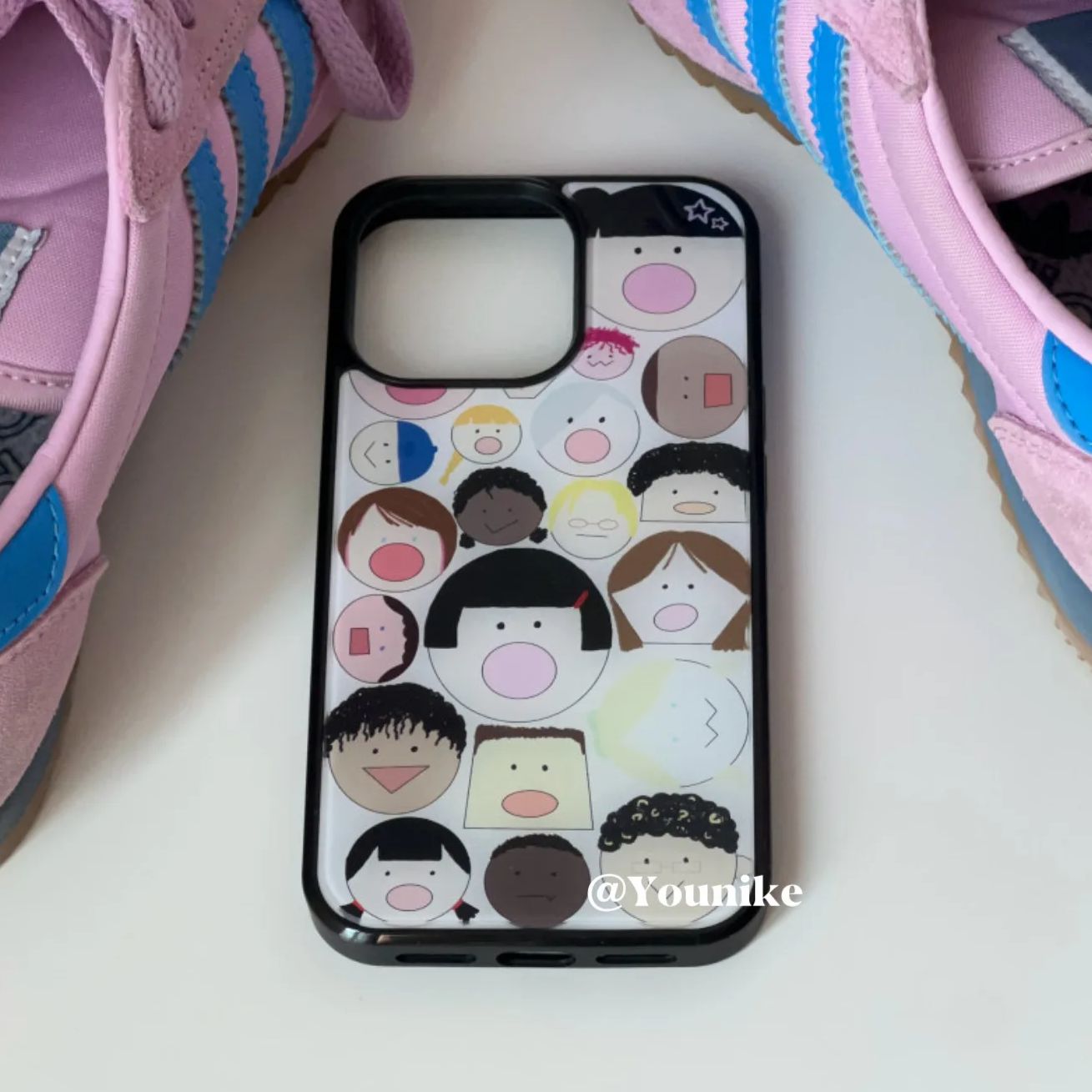 Phone Cases Custom - Cartoon Koreaanse Ins Schattige Grote Hoofd