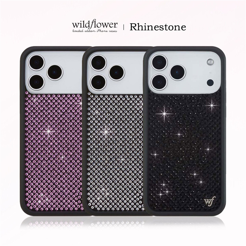 Phone Cases Wildflower - Wildflower 3D Flash drill strass telefoonhoesje