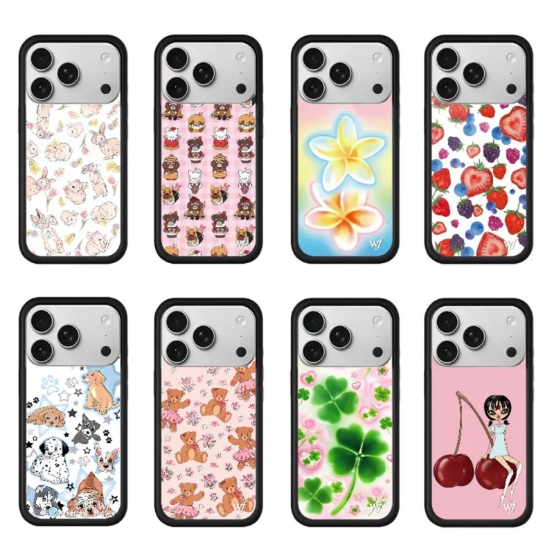 Phone Cases Wildflower - Wildflower Aardbei Kersen Pastel Plumeria Telefoonhoesje