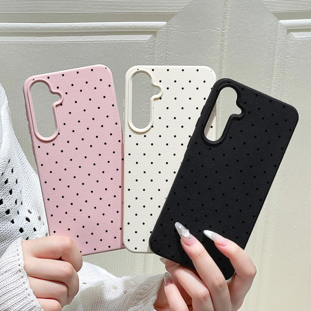 Phone Cases Samsung S25 Fe - Telefoonhoesje met polkadotjes voor Samsung A56