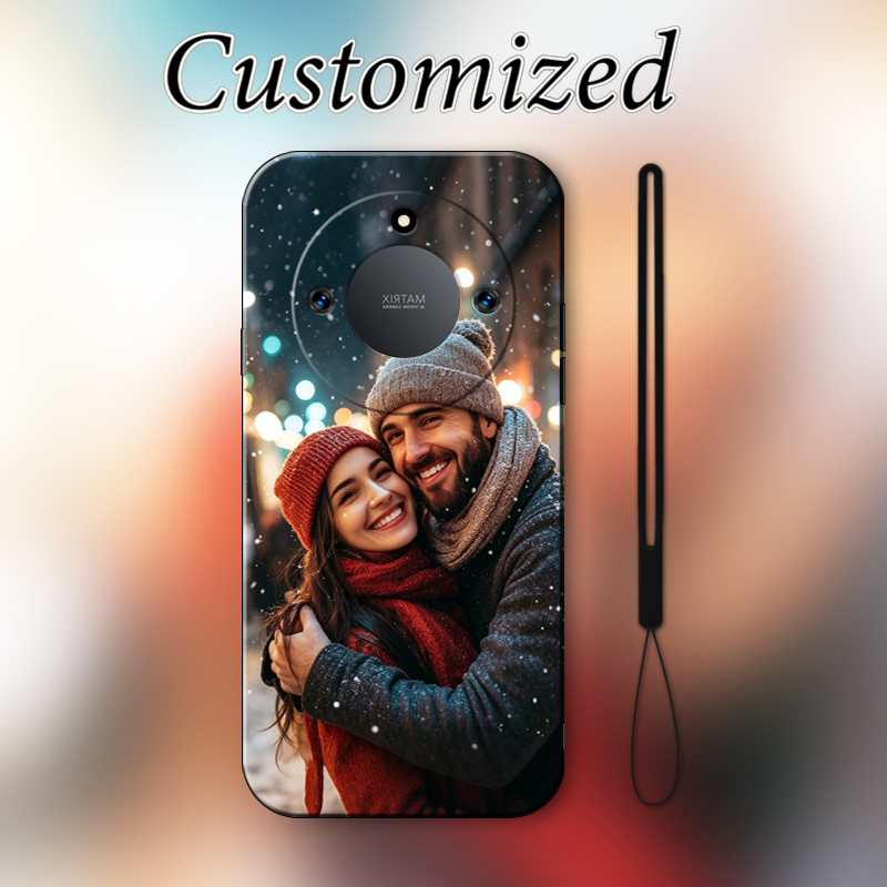 Phone Cases Custom - Aangepaste foto-telefoonhoesjesriemen compatibel met Honor X5/X6/X7/X8/X9/A/B/C/D/4G&5G/Plus/Smart