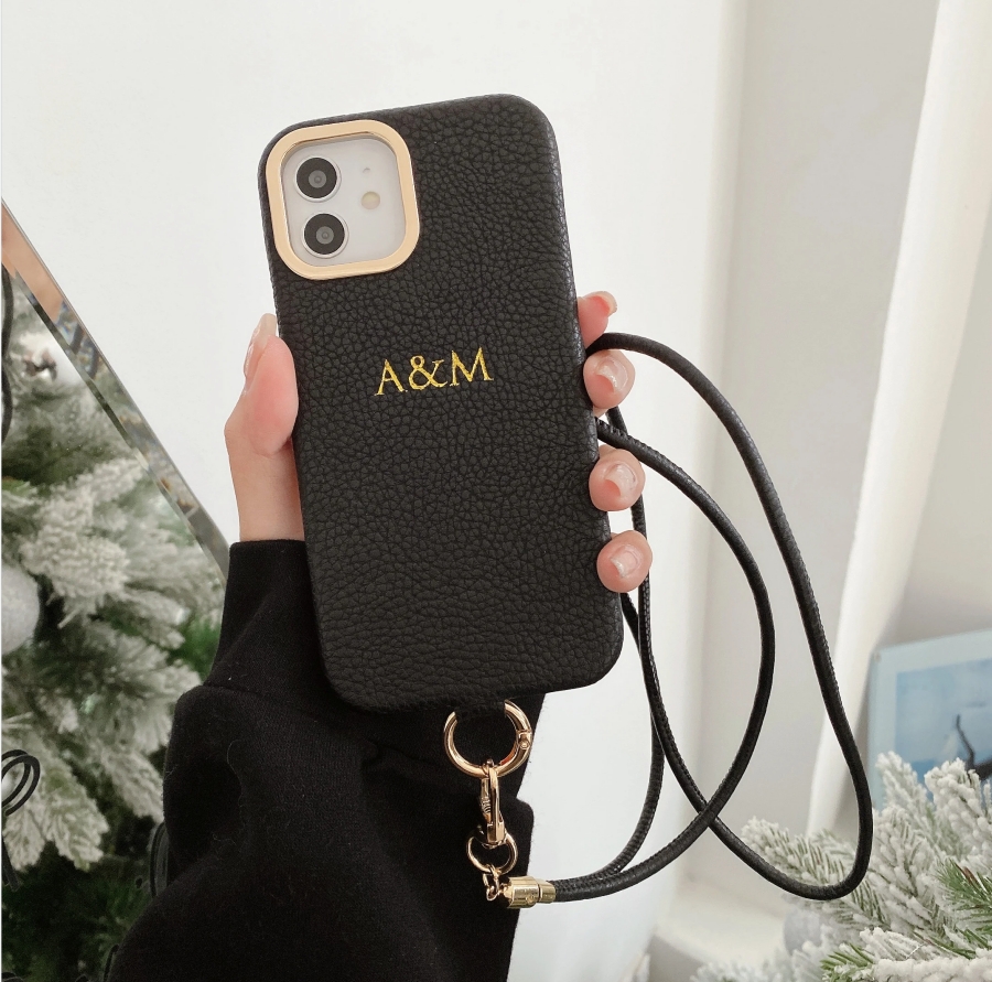 Phone Cases Liverpool - Aangepaste gegraveerde naam brief Lederen Telefoon