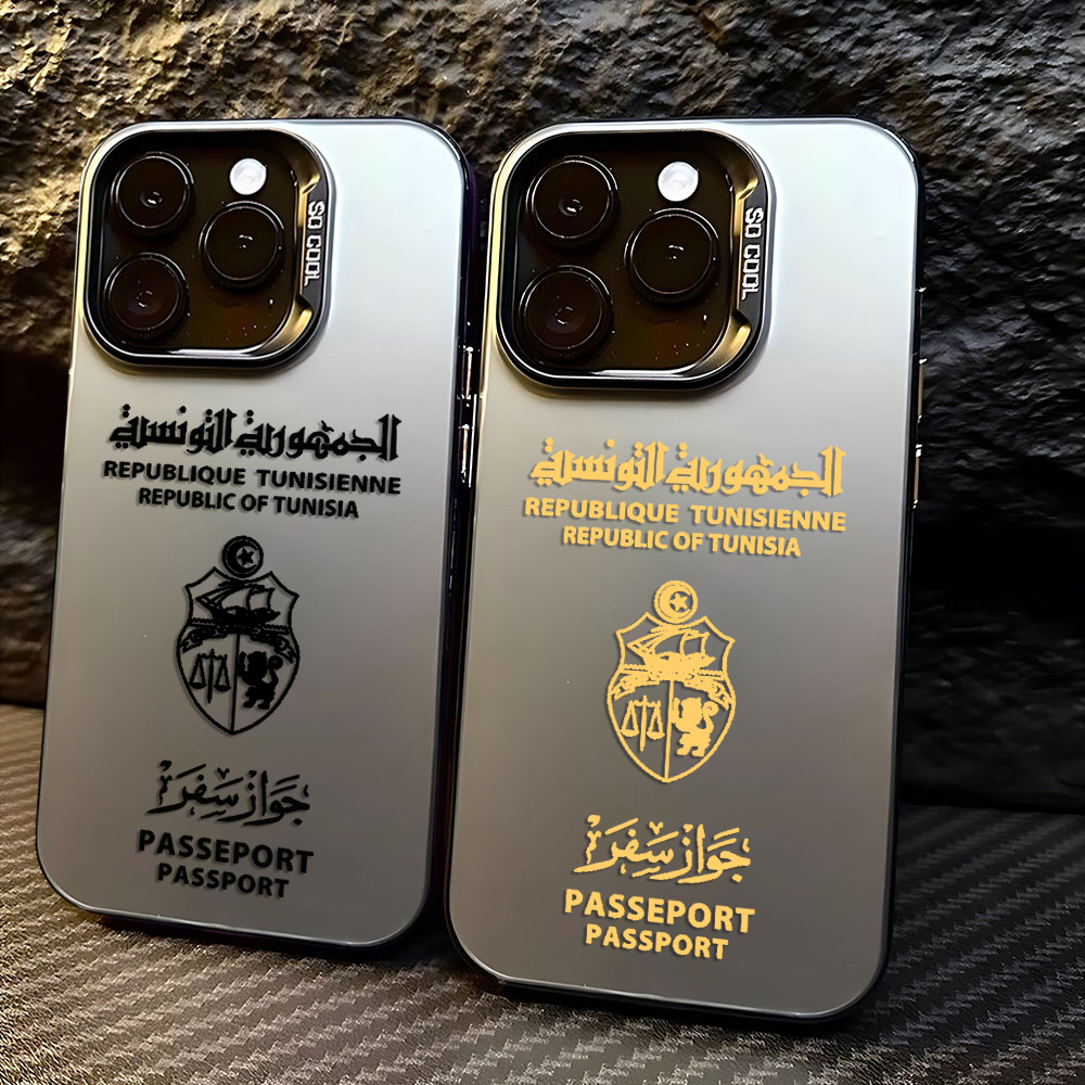Phone Cases Vape - Tunesië Paspoort Telefoon Case Voor iPhone