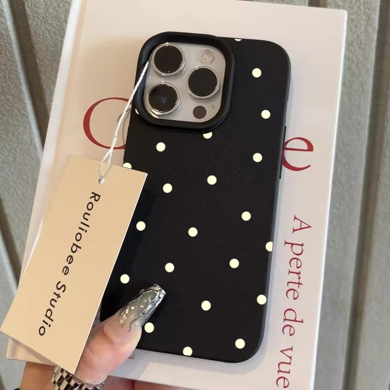 Phone Cases Polka Dot - Persoonlijkheid ins Eenvoudige Leuke Stippen Telefoon