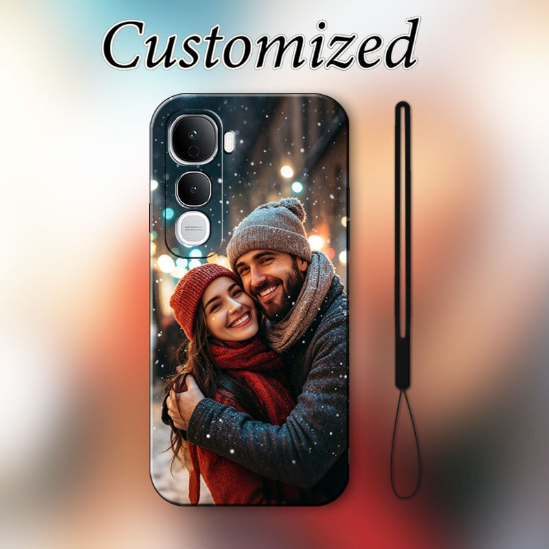 Phone Cases Custom - Aangepaste foto-telefoonhoesjes met riem compatibel voor