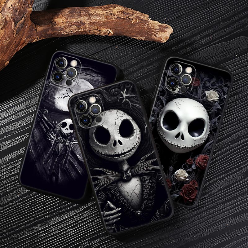 Phone Cases Art - Jack Skellington Black Art Disney hoesje