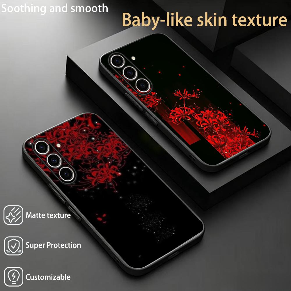 Phone Cases Art - Rode spinnenlelie Japan kunst mode design