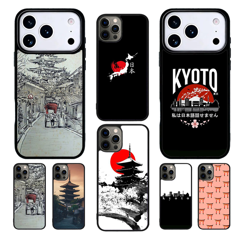 Phone Cases Kyoto - Kyoto Japan Oude Hoofdstad Patroon Telefoonhoesje