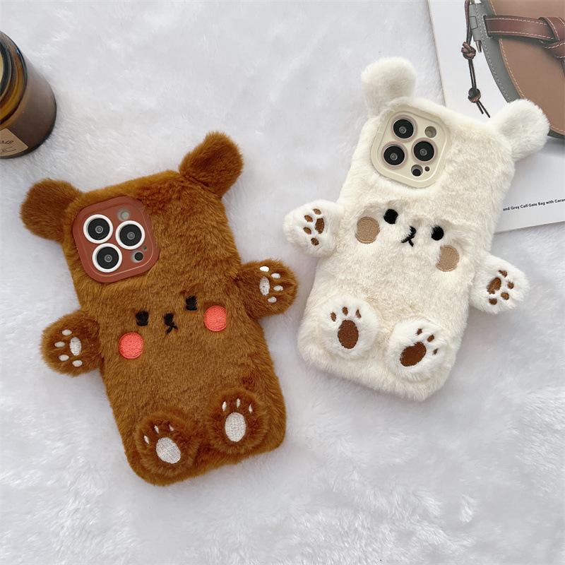 Koreaanse 3D Cartoon Beer Pluc - Phone Cases Iphone 13 recensie en prijs
