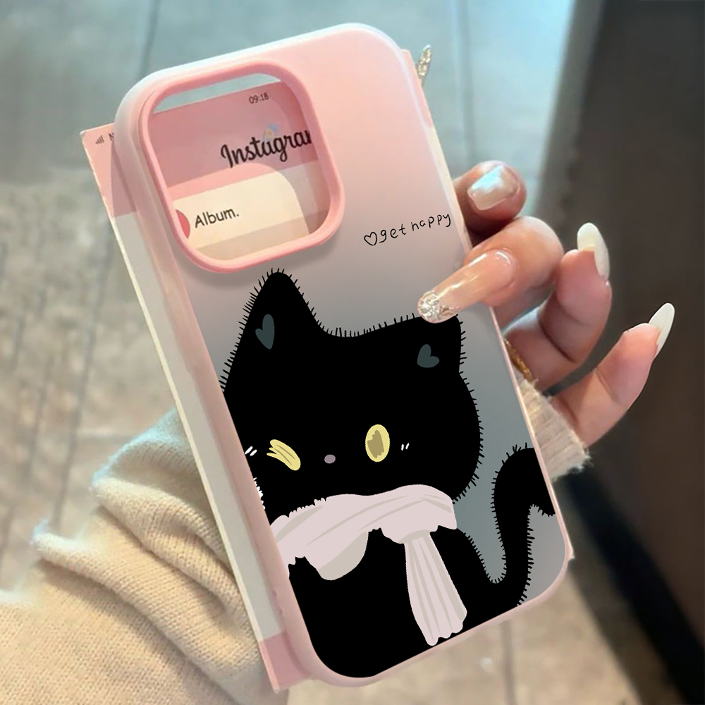 INS Koppel Zwart-Wit Kat Candy - Phone Cases Cat recensie en prijs