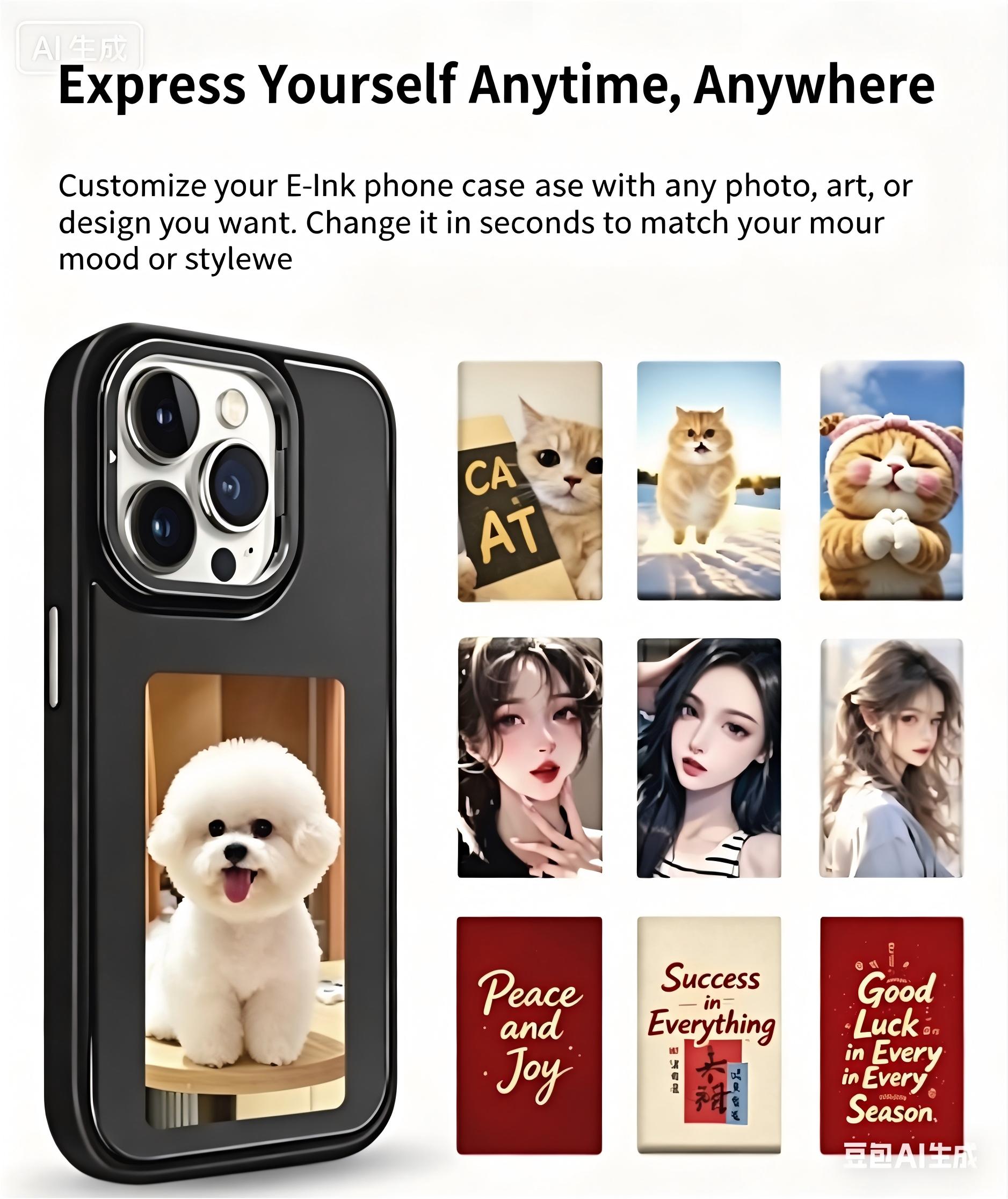 NFC Smart E-ink Telefoonhoesje - Phone Cases Custom recensie en prijs