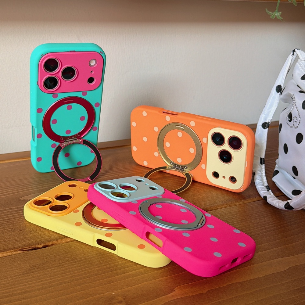 INS Polka Dot Magnetisch 360 ° - Phone Cases Polka Dot recensie en prijs