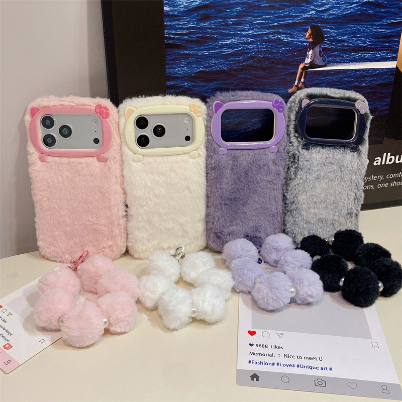 Luxe effenkleurige pluche tele - Phone Cases Iphone 13 recensie en prijs
