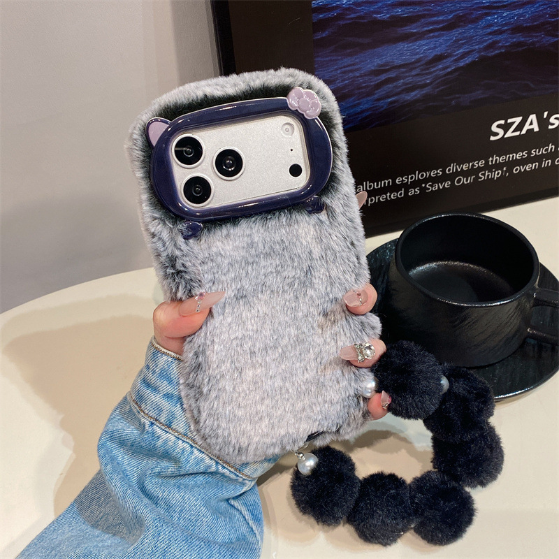 Luxe effenkleurige pluche tele - Phone Cases Iphone 13 recensie en prijs