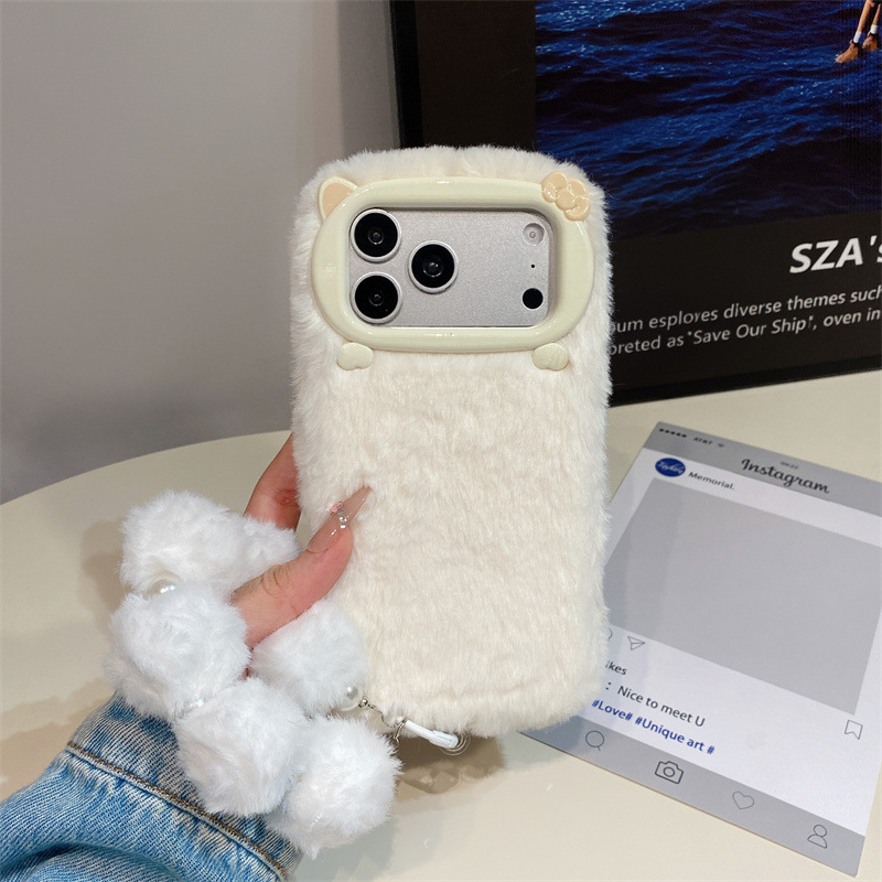 Luxe effenkleurige pluche tele - Phone Cases Iphone 13 recensie en prijs