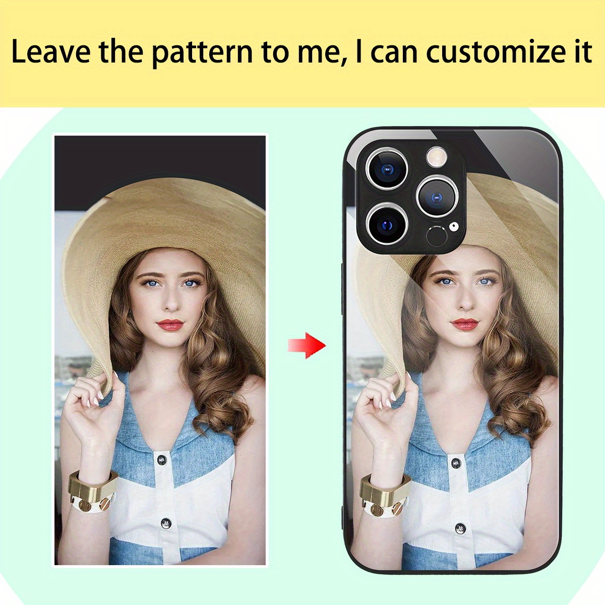 Op maat gemaakte fotospiegelgl - Phone Cases With Pictures recensie en prijs