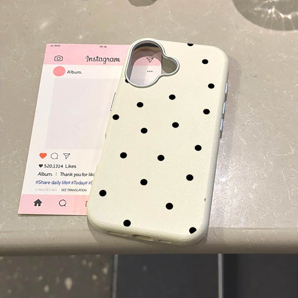 Minimalistische Zwarte Polka D - Phone Cases Polka Dot recensie en prijs