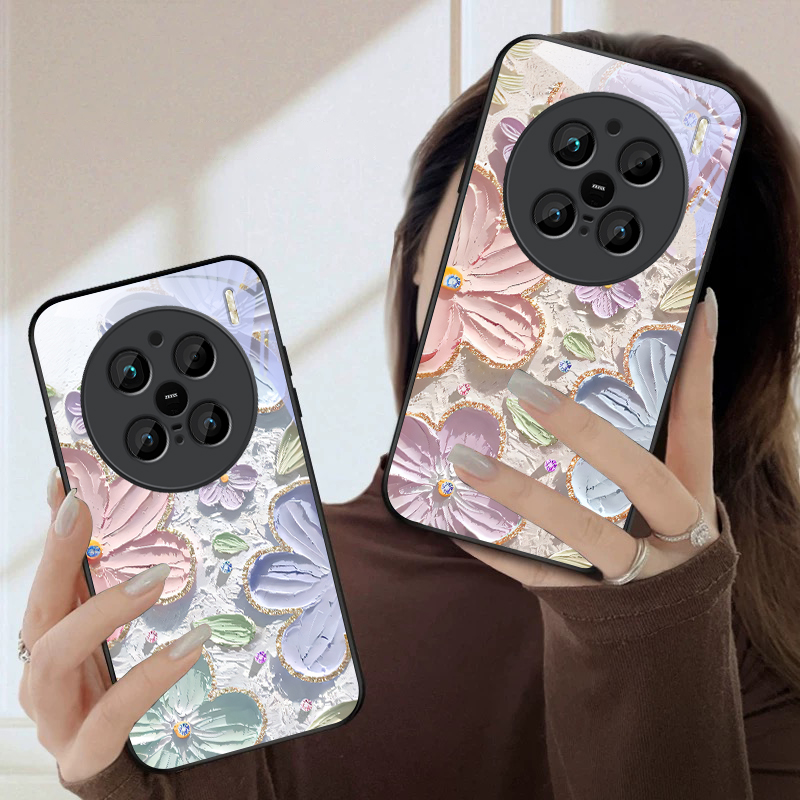 Cream Garden Flower Realm Tele - Phone Cases Vivo recensie en prijs