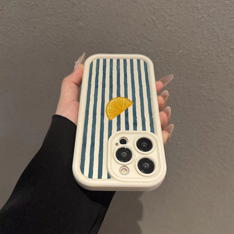 Gestreept Citroenschijfje Patr - Phone Cases For Iphone 17 recensie en prijs