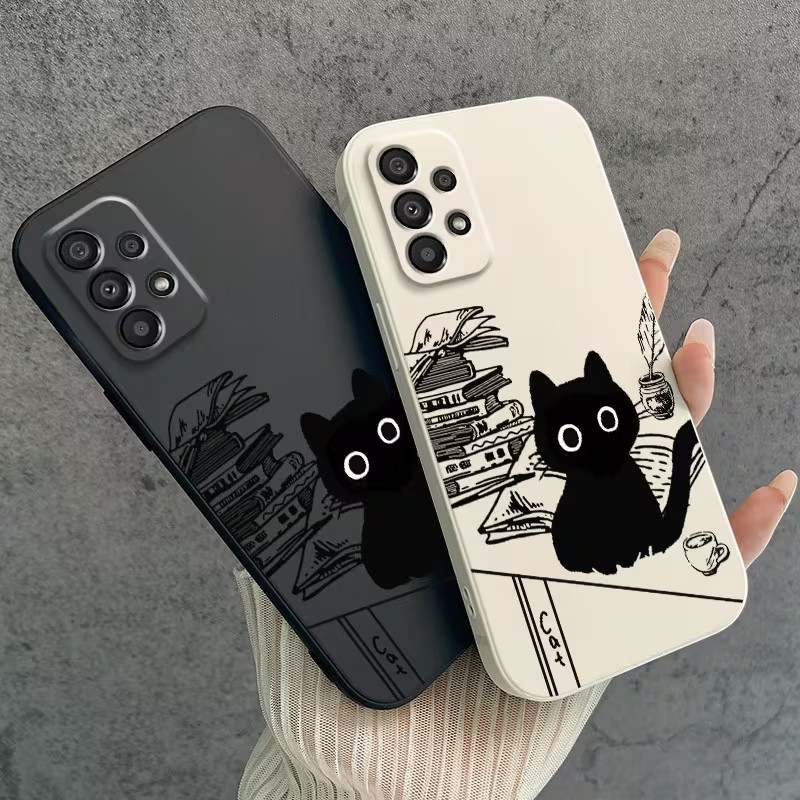 Schattig zwart kattenpatroon t - Phone Cases Cat recensie en prijs