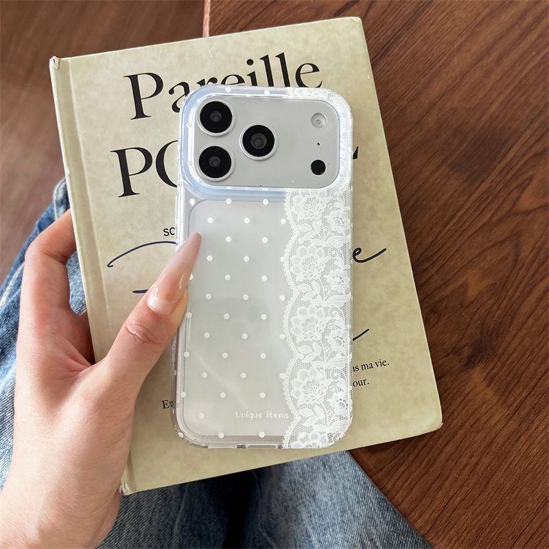 Ins Polka Dots Kant Wit Zwart  - Phone Cases Polka Dot recensie en prijs