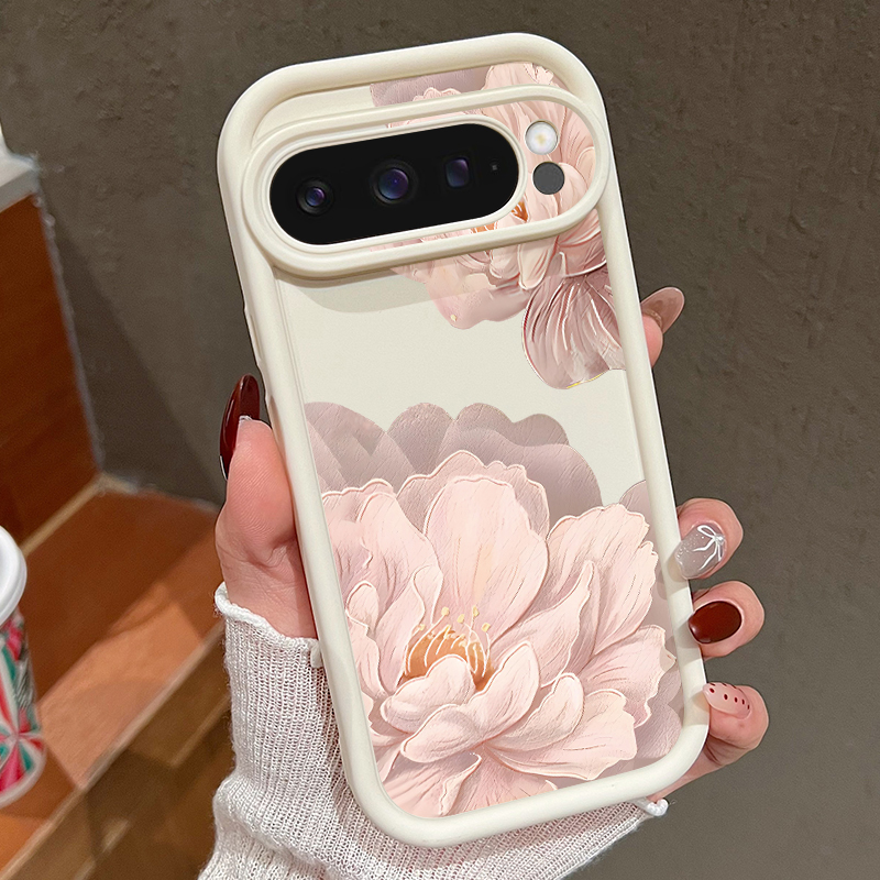 Roze bloemenpatroon zachte TPU - Phone Cases Pixel 10 recensie en prijs
