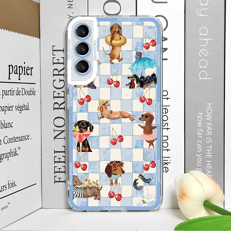 Schattige teckel telefoonhoesj - Phone Cases For Samsung recensie en prijs