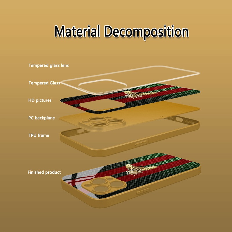 Rood Groen Gestreept Gouden Bi - Phone Cases Vape recensie en prijs