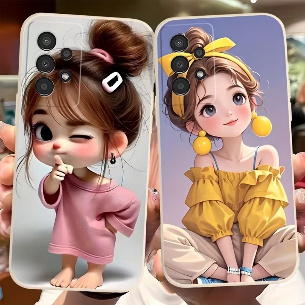 Schattig cartoonmeisjes patroo - Phone Cases Samsung S25 Fe recensie en prijs