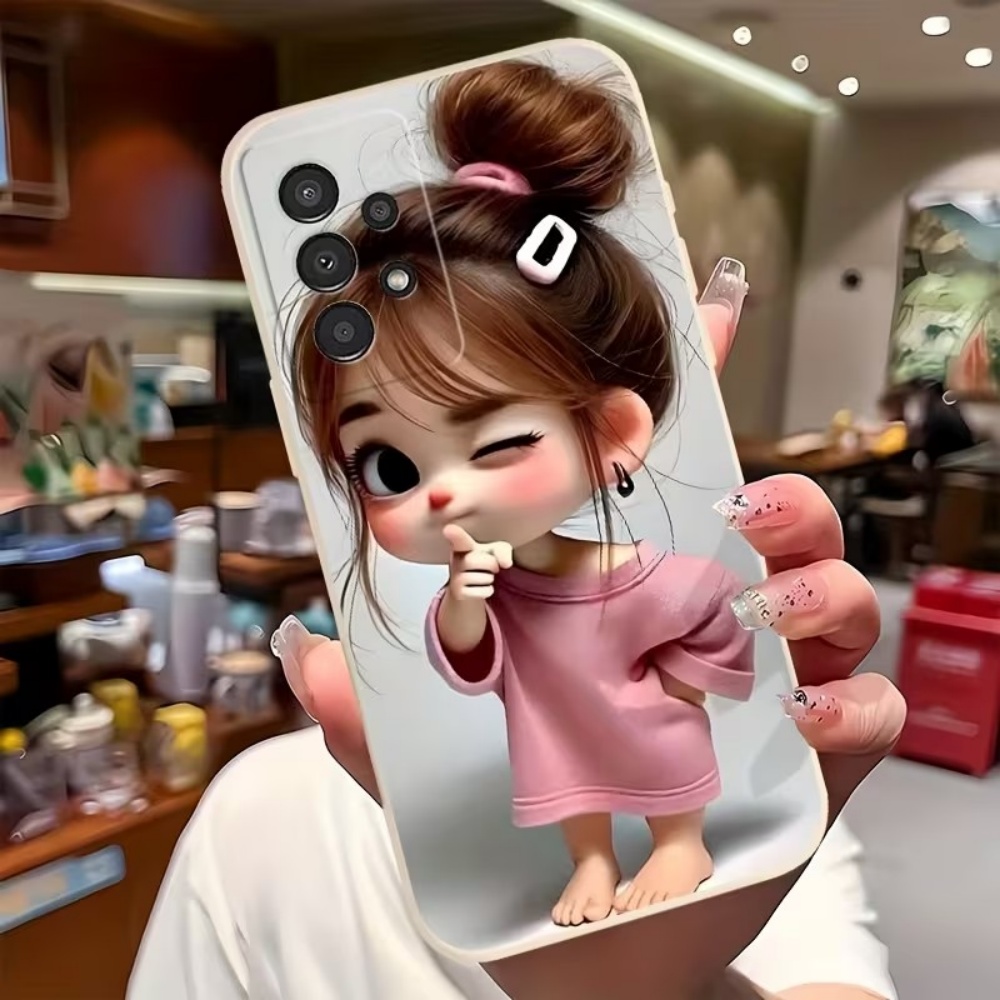 Schattig cartoonmeisjes patroo - Phone Cases Samsung S25 Fe recensie en prijs