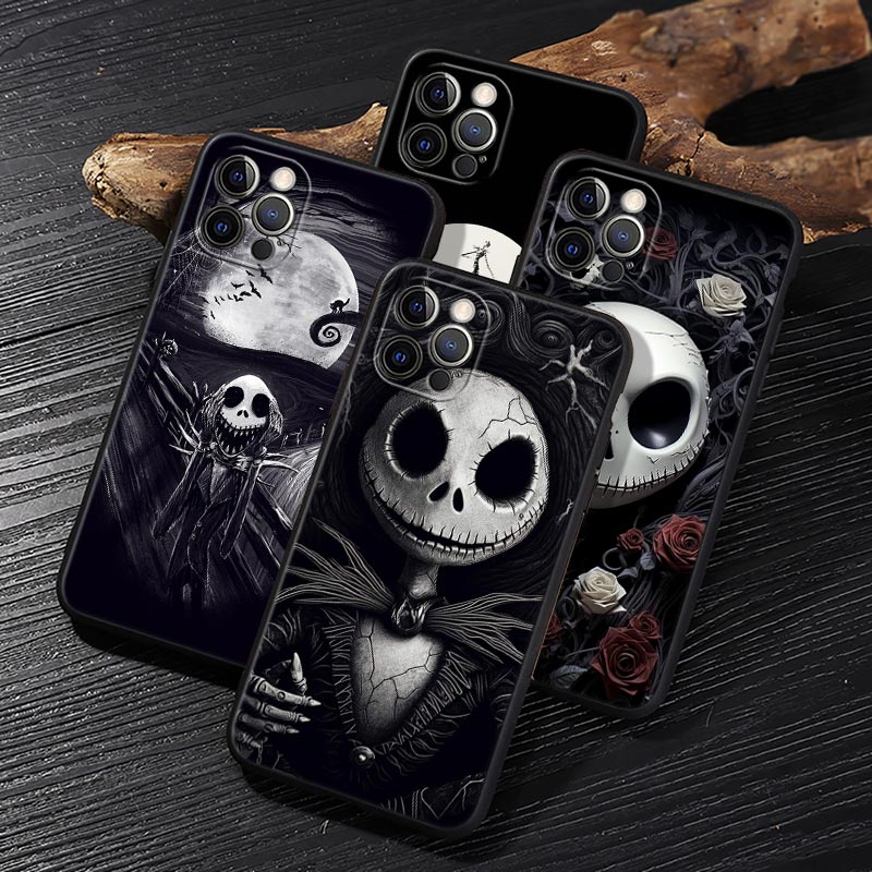 Jack Skellington Black Art Dis - Phone Cases Art recensie en prijs