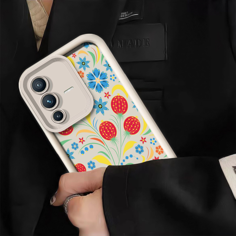 Bloemen Telefoonhoesje Voor Vi - Phone Cases Vivo recensie en prijs
