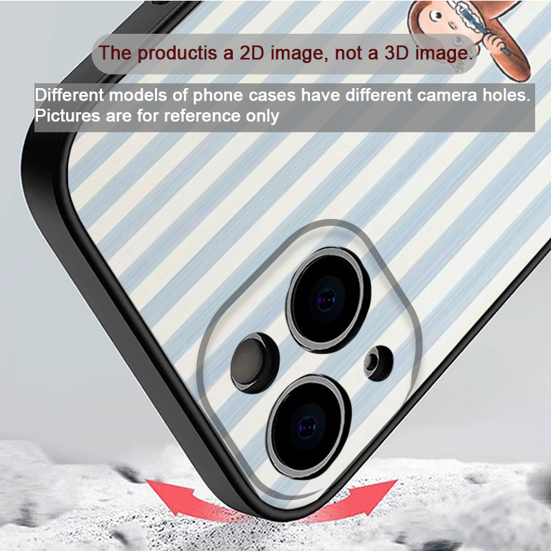 Cartoon gestreepte aap met kat - Phone Cases Cat recensie en prijs